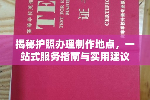 市中区揭秘护照办理制作地点，一站式服务指南与实用建议